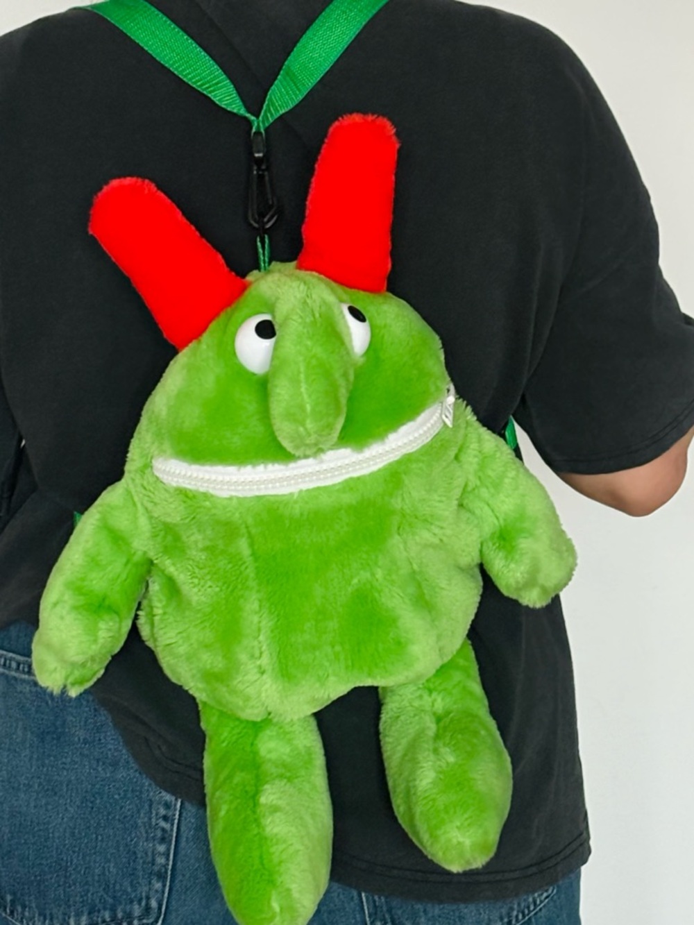 Rare Just For Laughs Victor Plush BACKPACK – Montreal Festival Mascot – Vintage